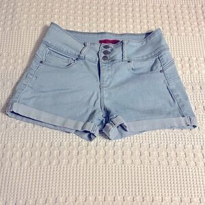 Butt, I Love You Wax Jean Shorts